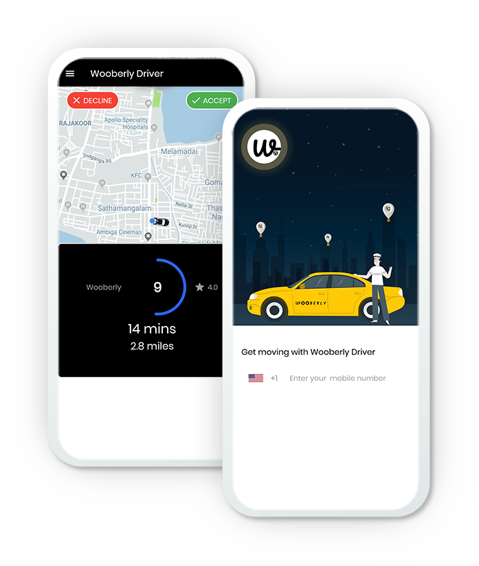 Taxiize driver app